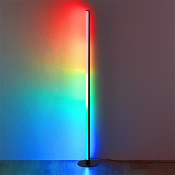 Tendo LED Black And White Dynamic RGB Colour Changing Gaming Floor Lamp R45711102