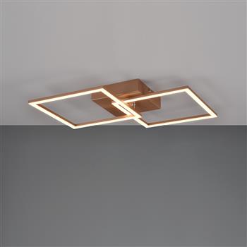 Trail LED Dual Light Flush Ceiling Mounted Fitting