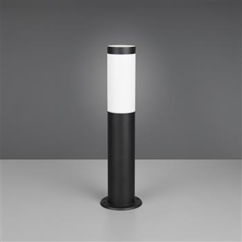 Trioto IP44 Small Black And White Outdoor Post Lamp