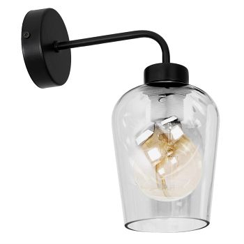 Santiago Matt Black Wall Lights