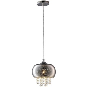 Starlight Chrome And Glass Singular Ceiling Pendant ML3789