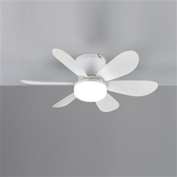 Lund LED 6 Blade Matt Finished Ceiling Fan Light 