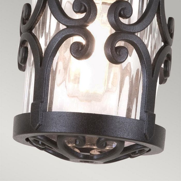 Hereford IP23 Outdoor Porch Lantern BL13A-BLACK