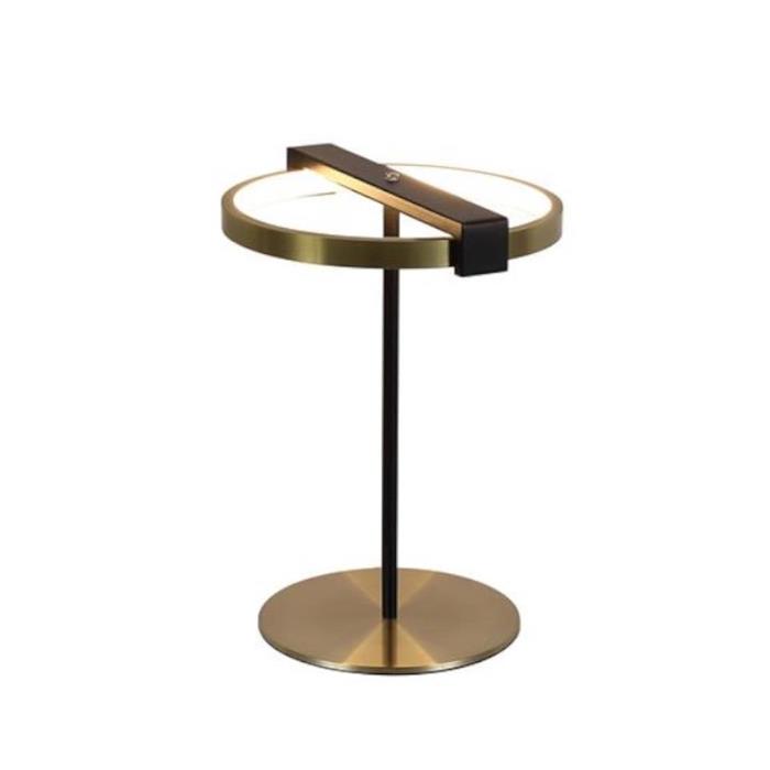 Aerial Black And Gold Metal LED Dimmable Table Lamp 62331GO