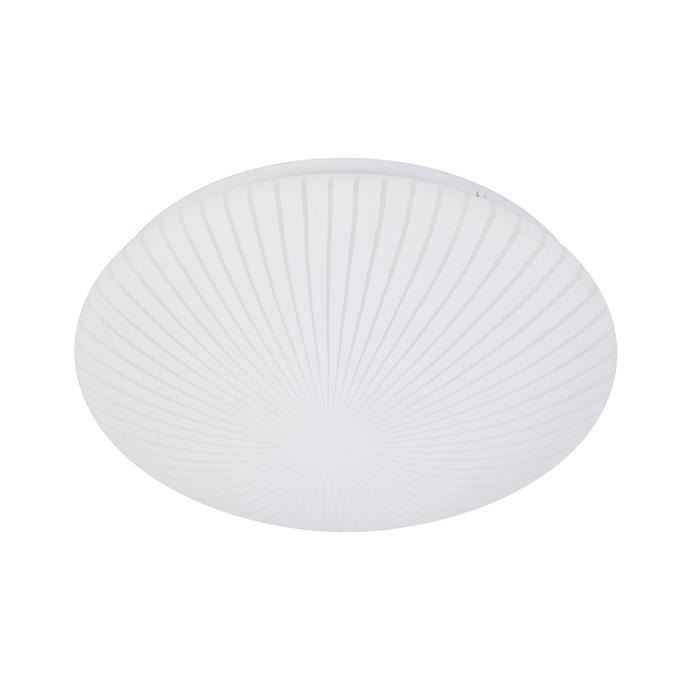 Malta 30mm LED White Flush Ceiling Fitting 23381-30WH