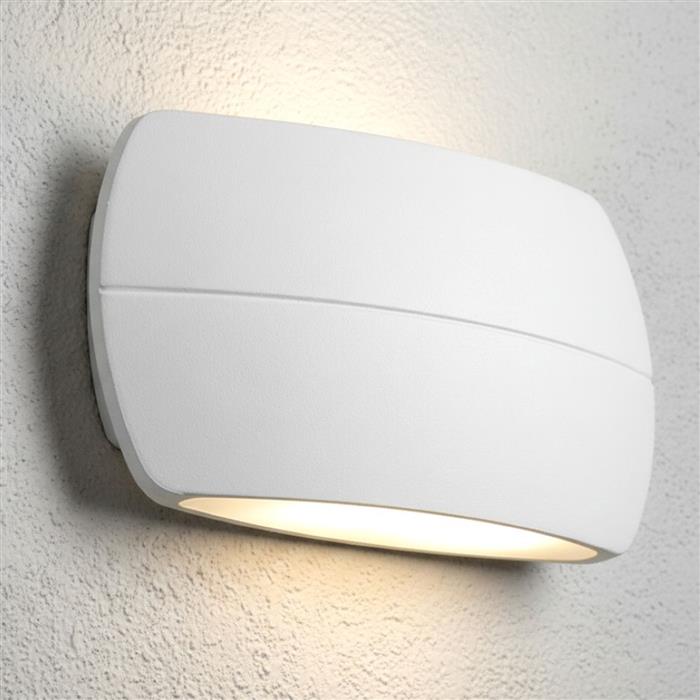 Carmen LED White Resin IP65 Wall Light 6807WH