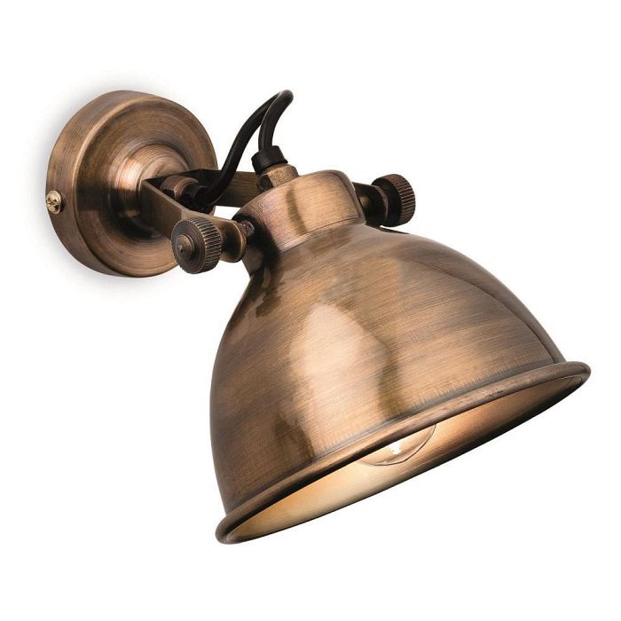 Mantis Antique Brass Wall Light 7646AB