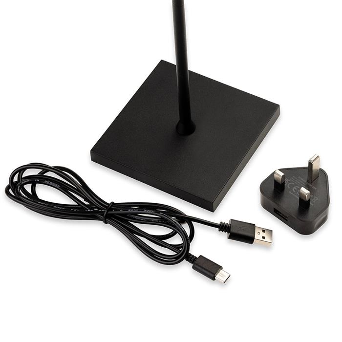 Koko Black Battery IP54 CCT LED Touch Table Lamp 3861BK