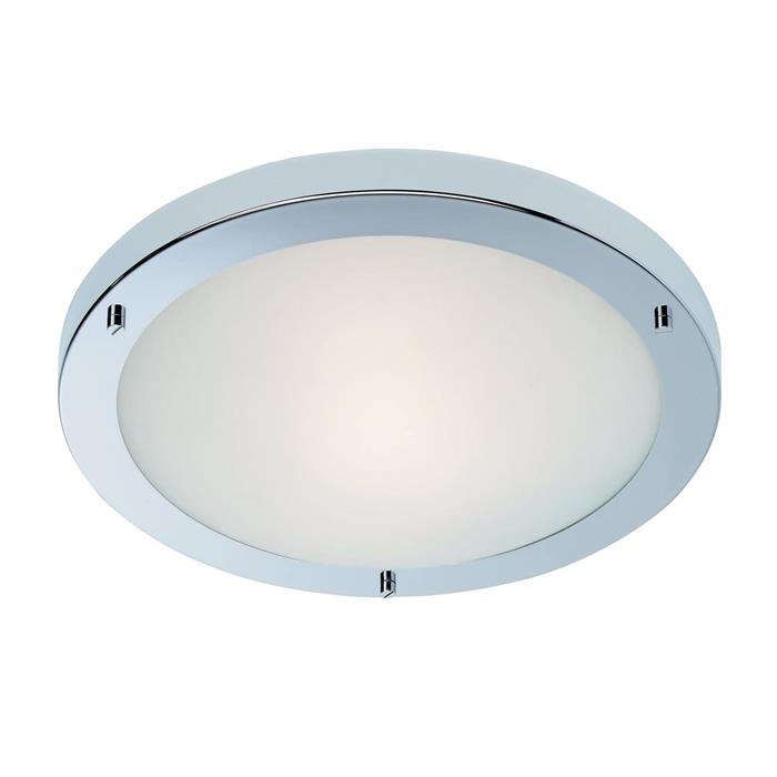 Rondo IP54 Flush Ceiling Light Chrome Finish 3340CH