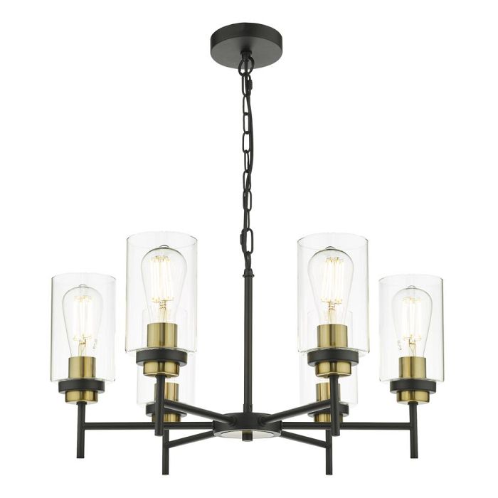 Abel Multi-Arm Ceiling Light Black Finish ABE0654