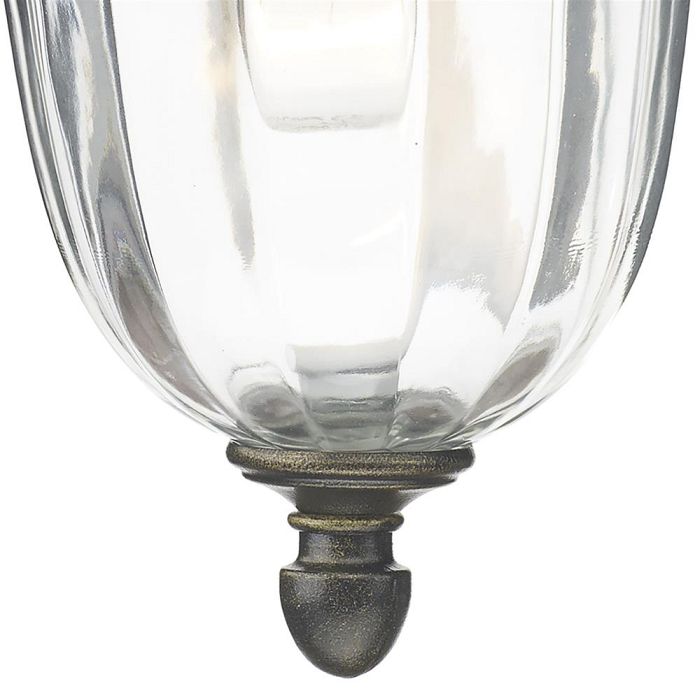 Aldgate IP44 Outdoor Wall Light Black Gold Finish ALD1635