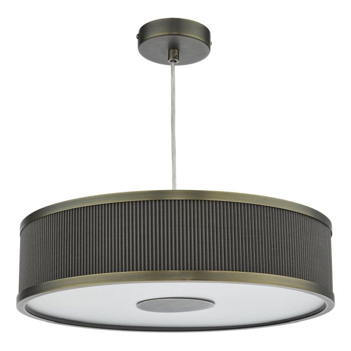 Alvaro Brown and Bronze Three Light Pendant ALV1039