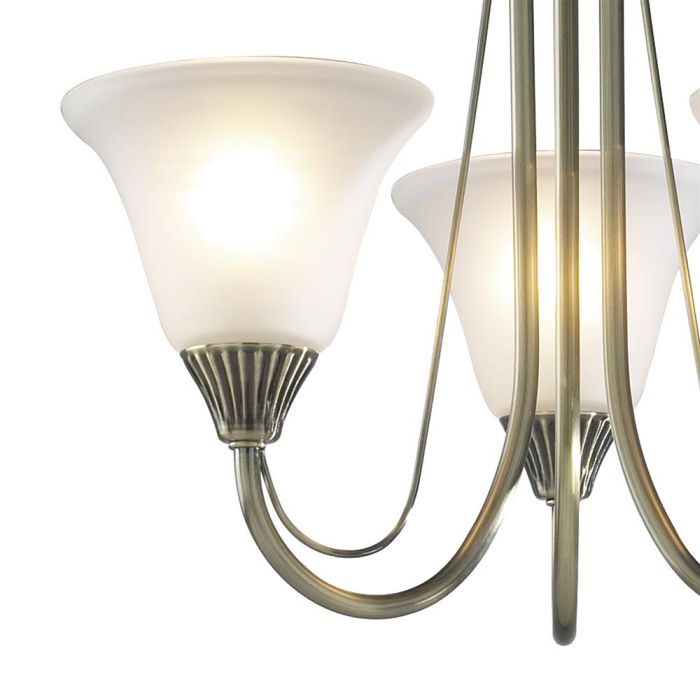 Boston Ceiling Light Antique Brass BOS03