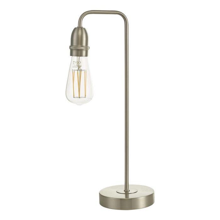 Kiefer Satin Chrome Industrial Looking Table Lamp KIE4246