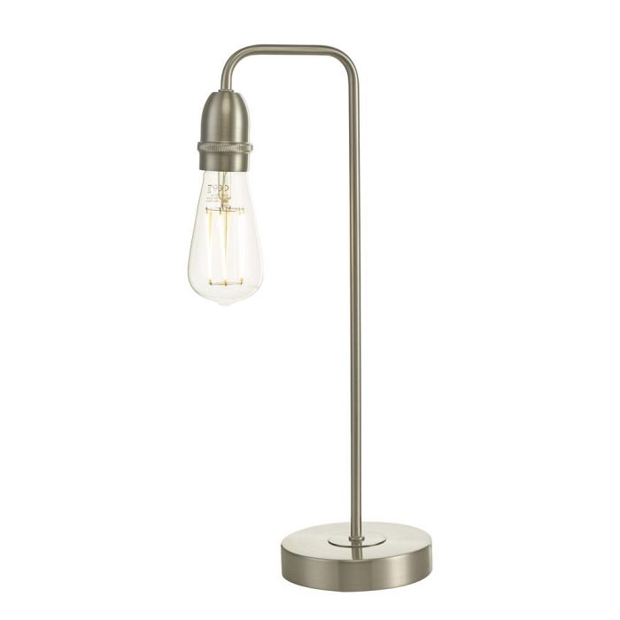 Kiefer Satin Chrome Industrial Looking Table Lamp KIE4246