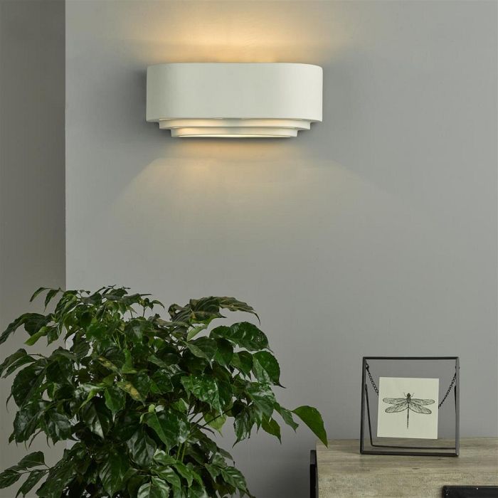 Lando Ceramic Wall Washer White Finish LAN372