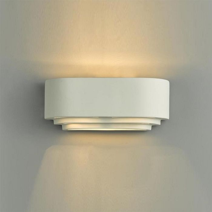 Lando Ceramic Wall Washer White Finish LAN372