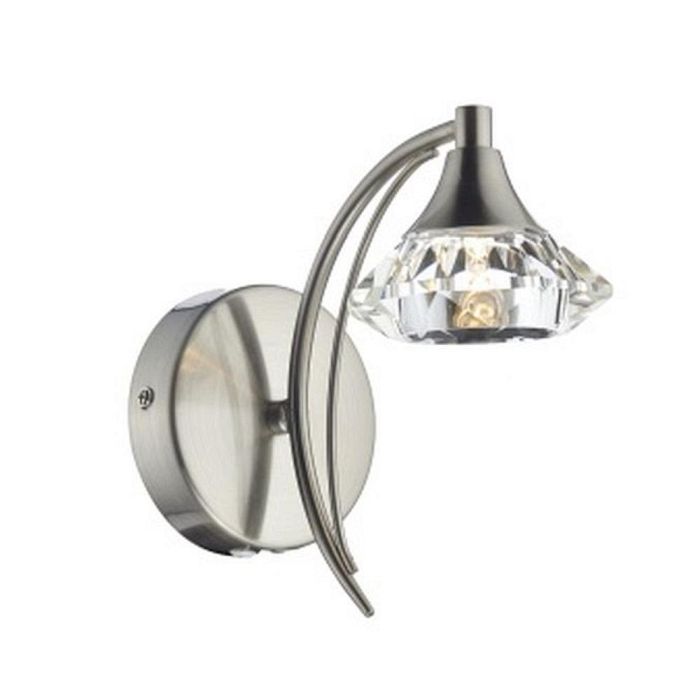Luther Satin Chrome Single Wall Light LUT0746