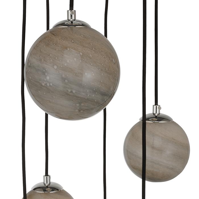 Mikara Cluster Pendant Light Polished Chrome Finished MIK0650