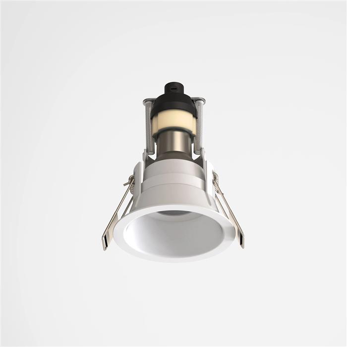 Minima Mini Matt White Round Recessed Downlight 1249052