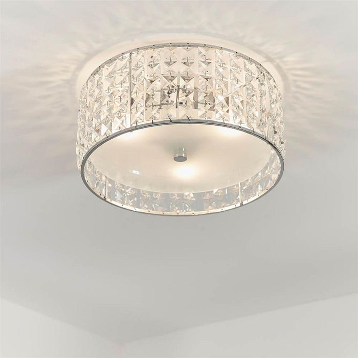 Belfont IP44 Crystal Bathroom Ceiling Light 61252