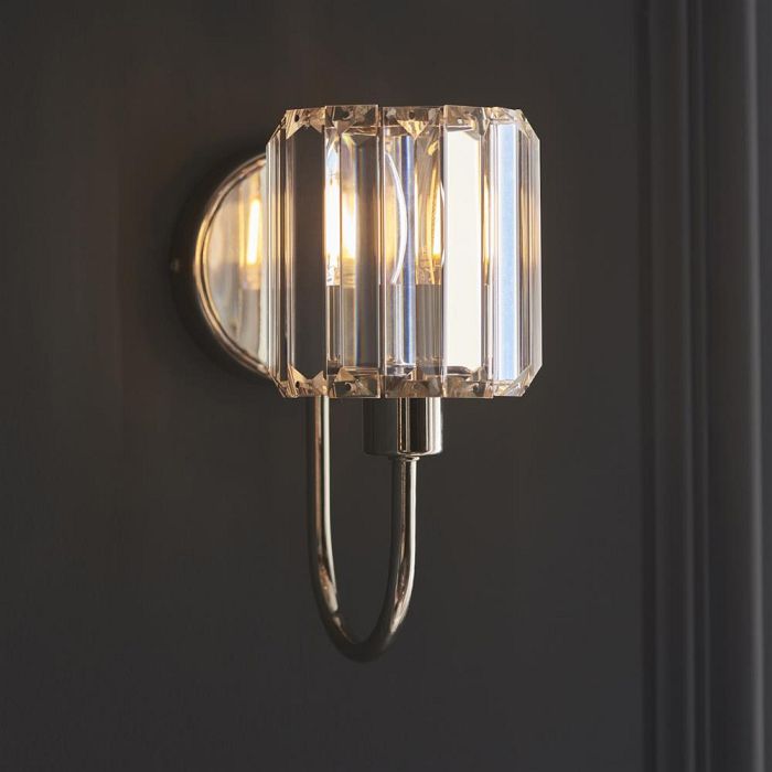 Berenice Bright Nickel Wall Light 104109
