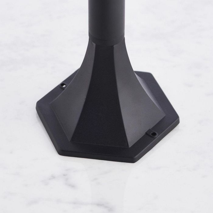 Burford Black Single Bollard Light 76550