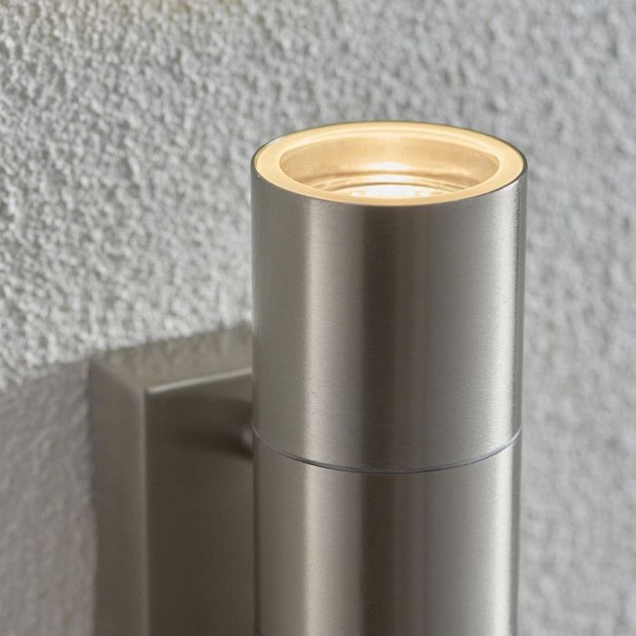 Canon Stainless Steel Outdoor PIR Double Wall Light EL-40062