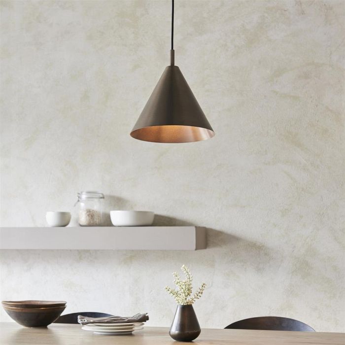 Cape Pendant Brushed Antique Bronze Plate 102892