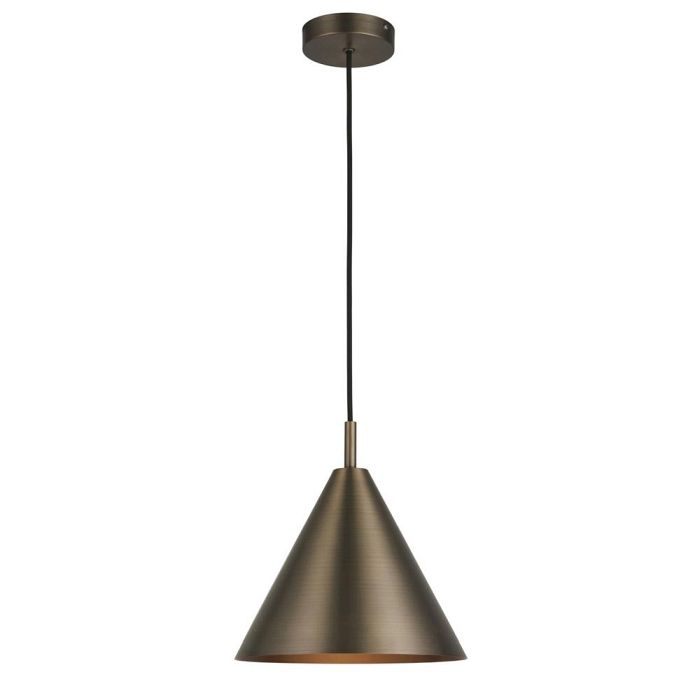 Cape Pendant Brushed Antique Bronze Plate 102892