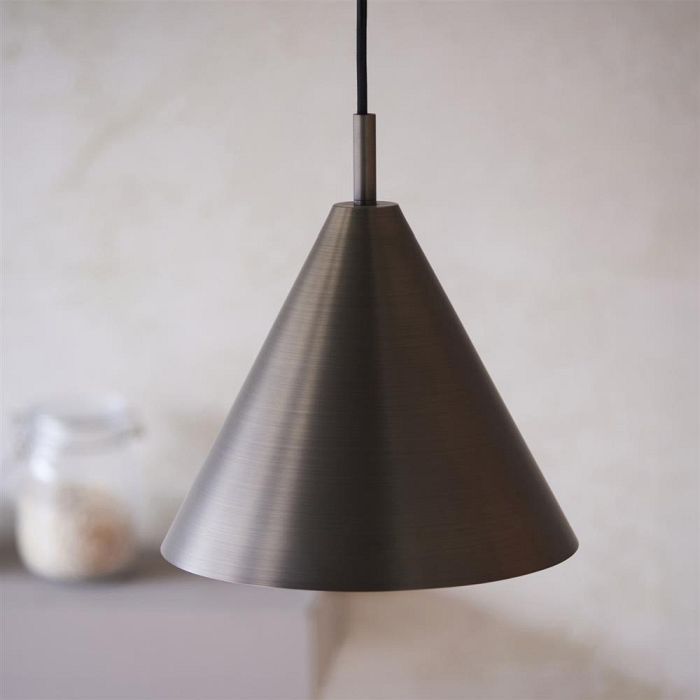 Cape Pendant Brushed Antique Bronze Plate 102892