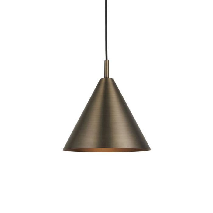 Cape Pendant Brushed Antique Bronze Plate 102892