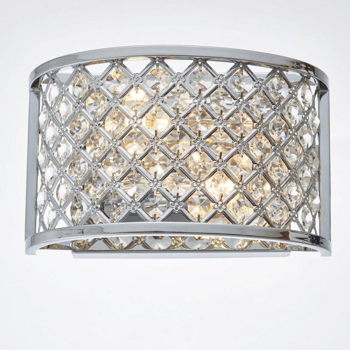 Crystal Double Wall Light HUDSON-2WBCH