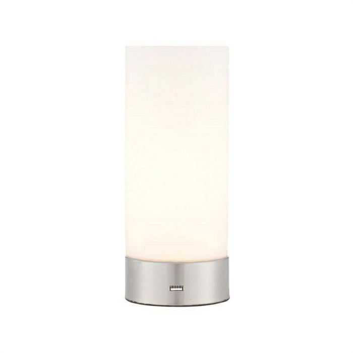 Dara USB Touch Dimmer Nickel Table Lamp 67517