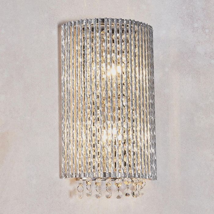 Galina Two Lamp Clear Crystal Wall Light 81978
