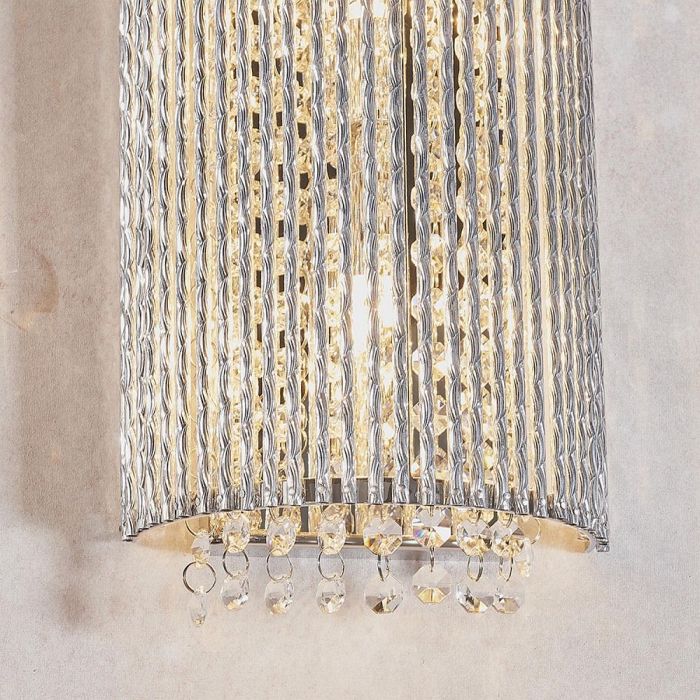 Galina Two Lamp Clear Crystal Wall Light 81978