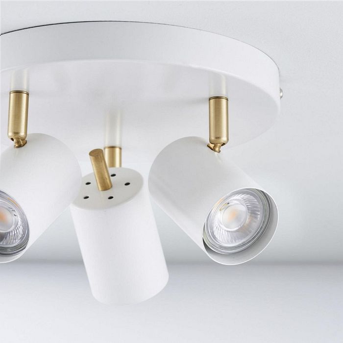 Gull Matt White Ceiling Spotlight 59932