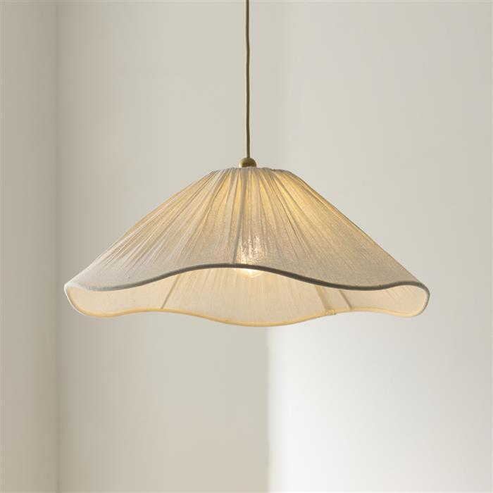 Isabella Brushed Aged Brass Ceiling Pendant 120005