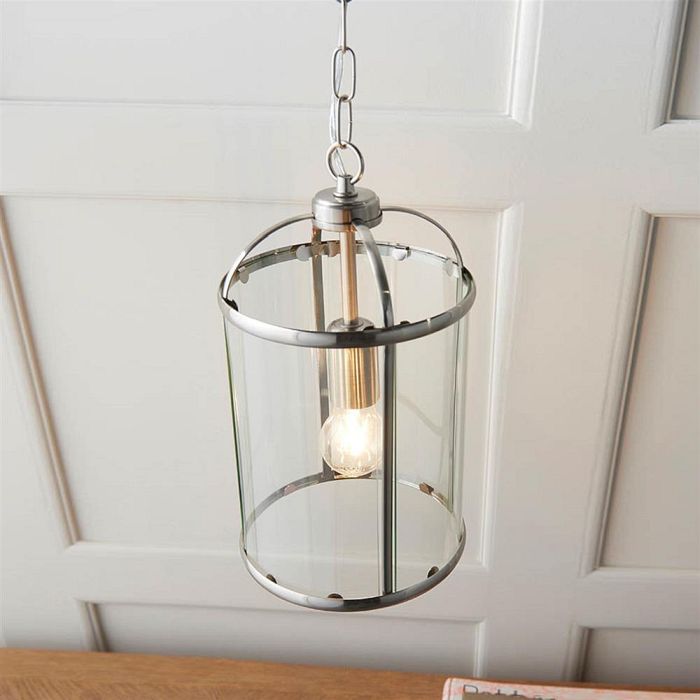 Lambeth Pendant Satin Nickel 1 Light 70323