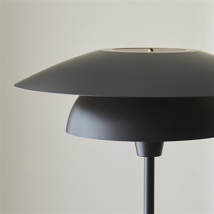 Lyon Domed Matt Black Finish Floor Lamp 121069