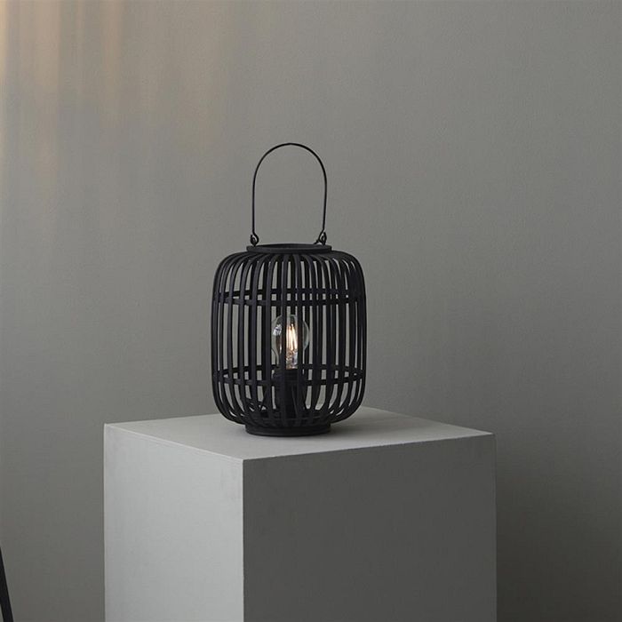 Mathias Dark Bamboo And Matt Black Table Lamp 101674