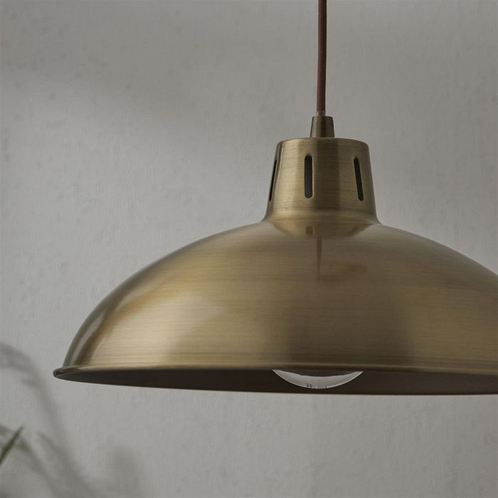 Polka Antique Brass Rise And Fall Light POLKA-AB