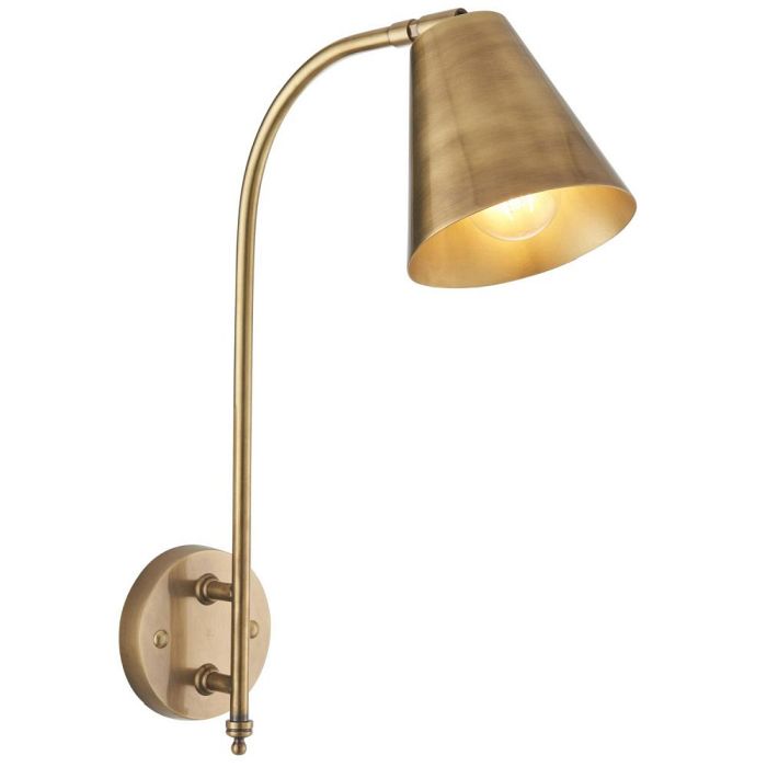 Radha Solid Antique Brass Wall Light 93144