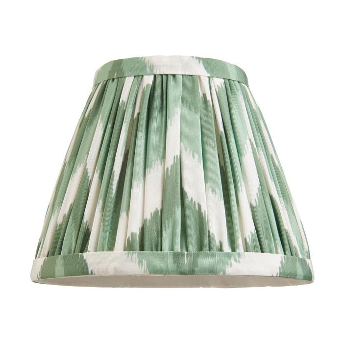 ZigZag 160mm Tapered Cotswold Green Bulb Clip Lampshade 113064