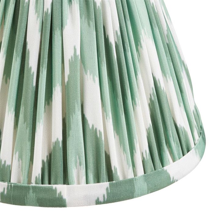 ZigZag 160mm Tapered Cotswold Green Bulb Clip Lampshade 113064