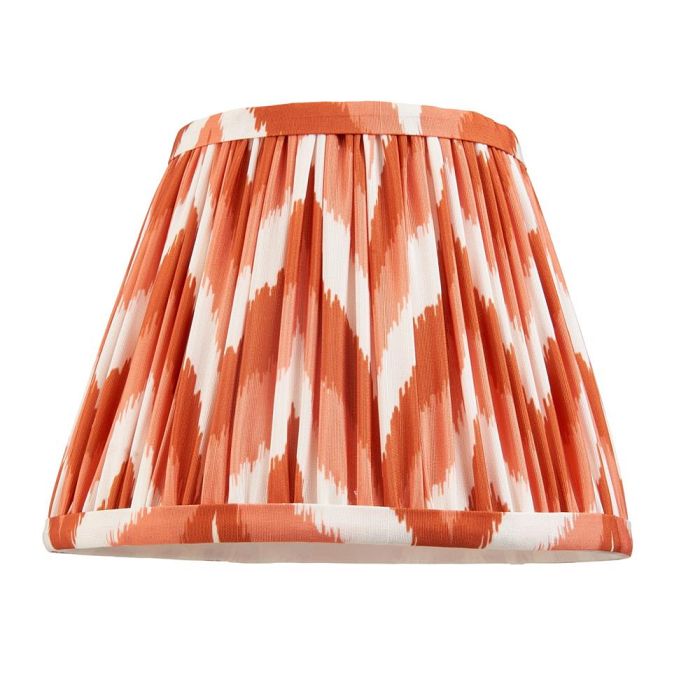Zigzag Apricot Orange 200mm Fabric Tapered Shade 113071