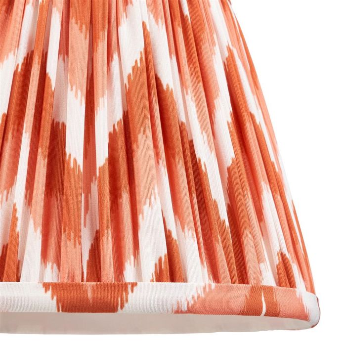 Zigzag Apricot Orange 200mm Fabric Tapered Shade 113071