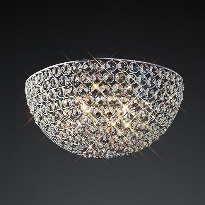 Ava 2 Lamp Crystal Wall Light IL30198