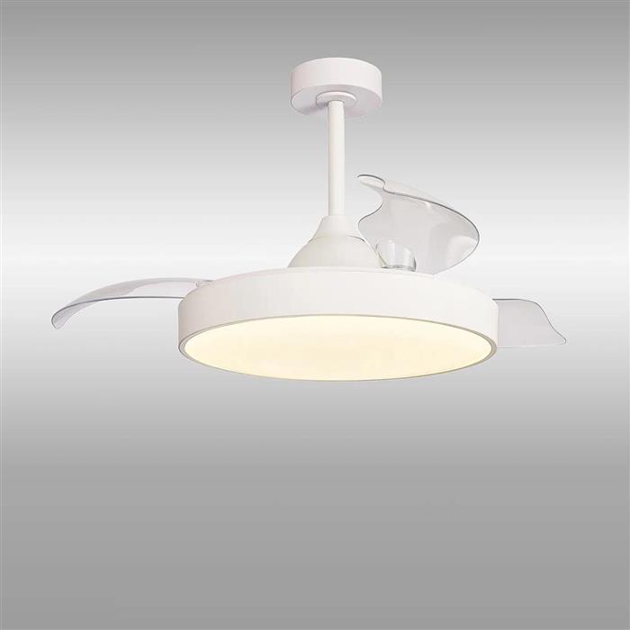 Alaska LED White Dimmable CCT Ceiling Fan Light M8752