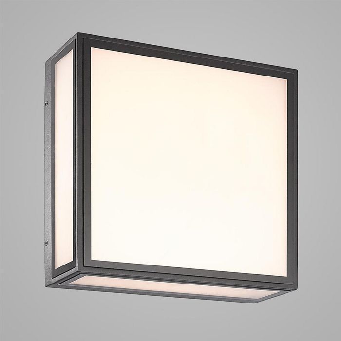 Bachelor Anthracite IP65 Square LED Light M7055